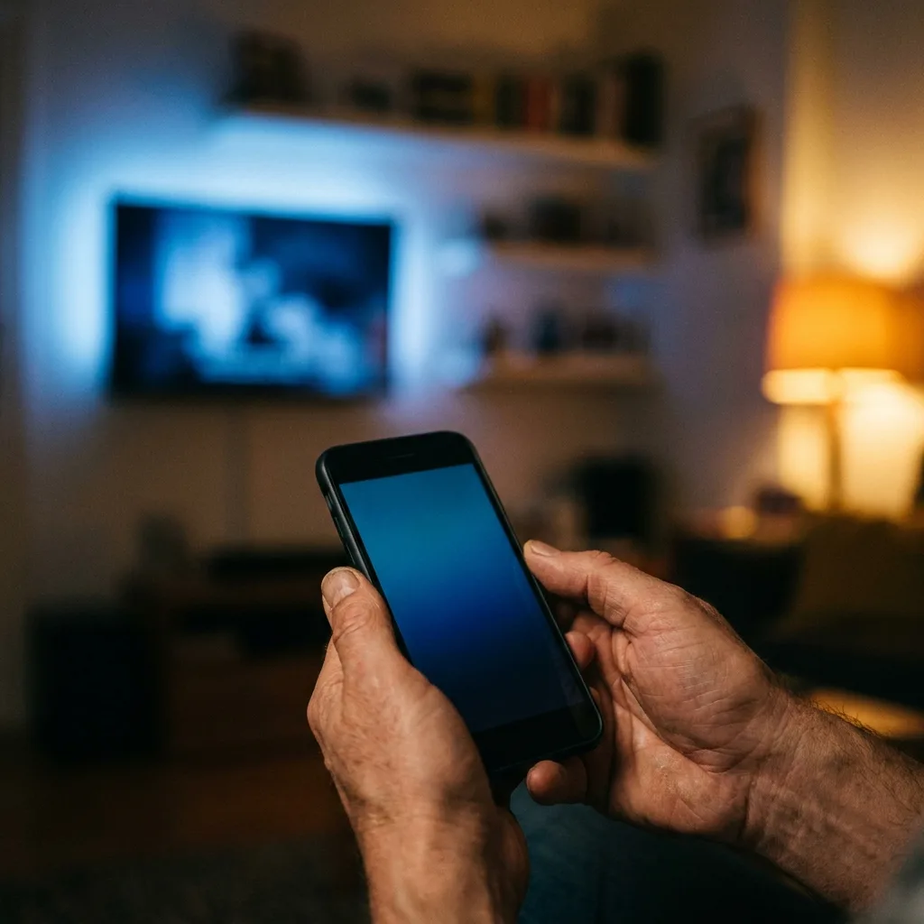 Consultation du programme IPTVMAX sur smartphone dans le salon