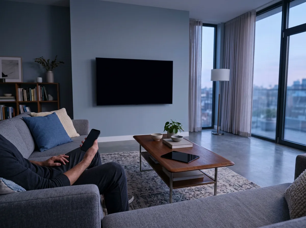 Abonnement IPTV utilise sur plusieurs ecrans : televiseur, tablette et smartphone