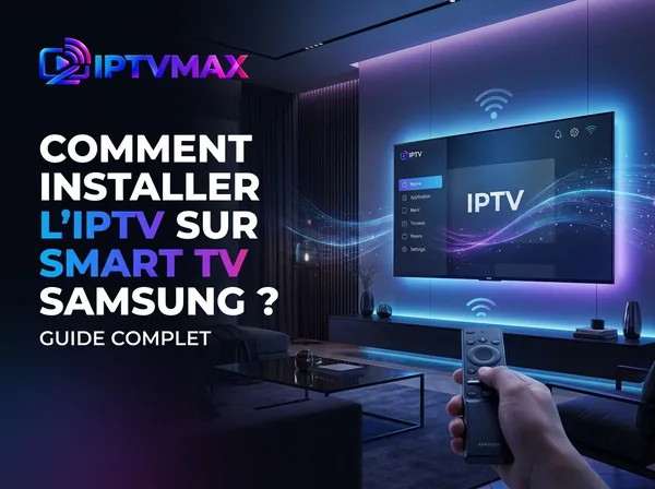 Televiseur Samsung pendant la configuration d une application IPTV